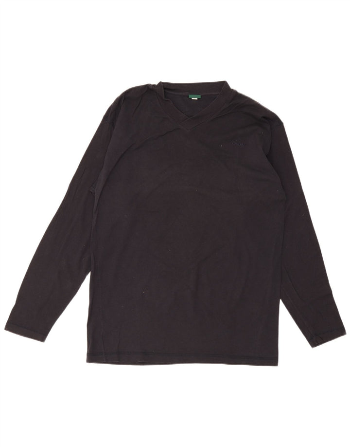 Invicta Top para hombre de manga larga de algodón azul marino grande