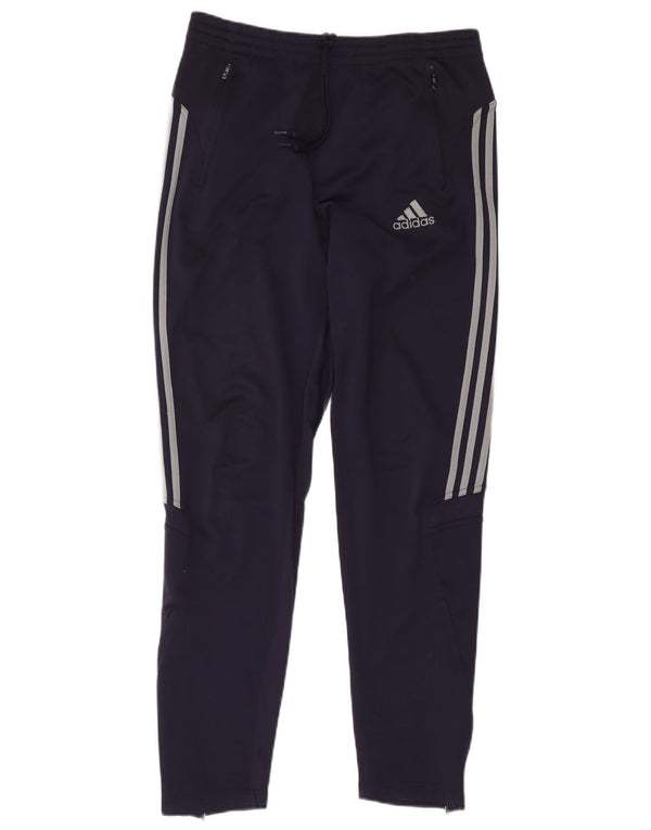 Adidas - Pantalón de chándal para hombre, talla 42/44, talla grande, azul marino, poliéster