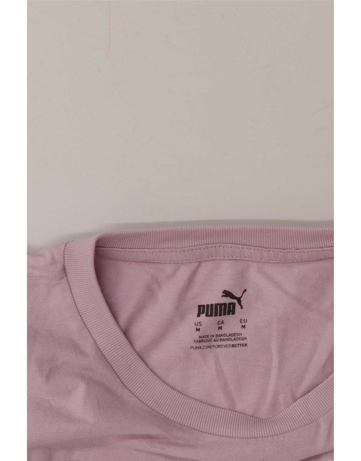 Puma Camiseta para mujer Top UK 12 Medium Pink Colourblock