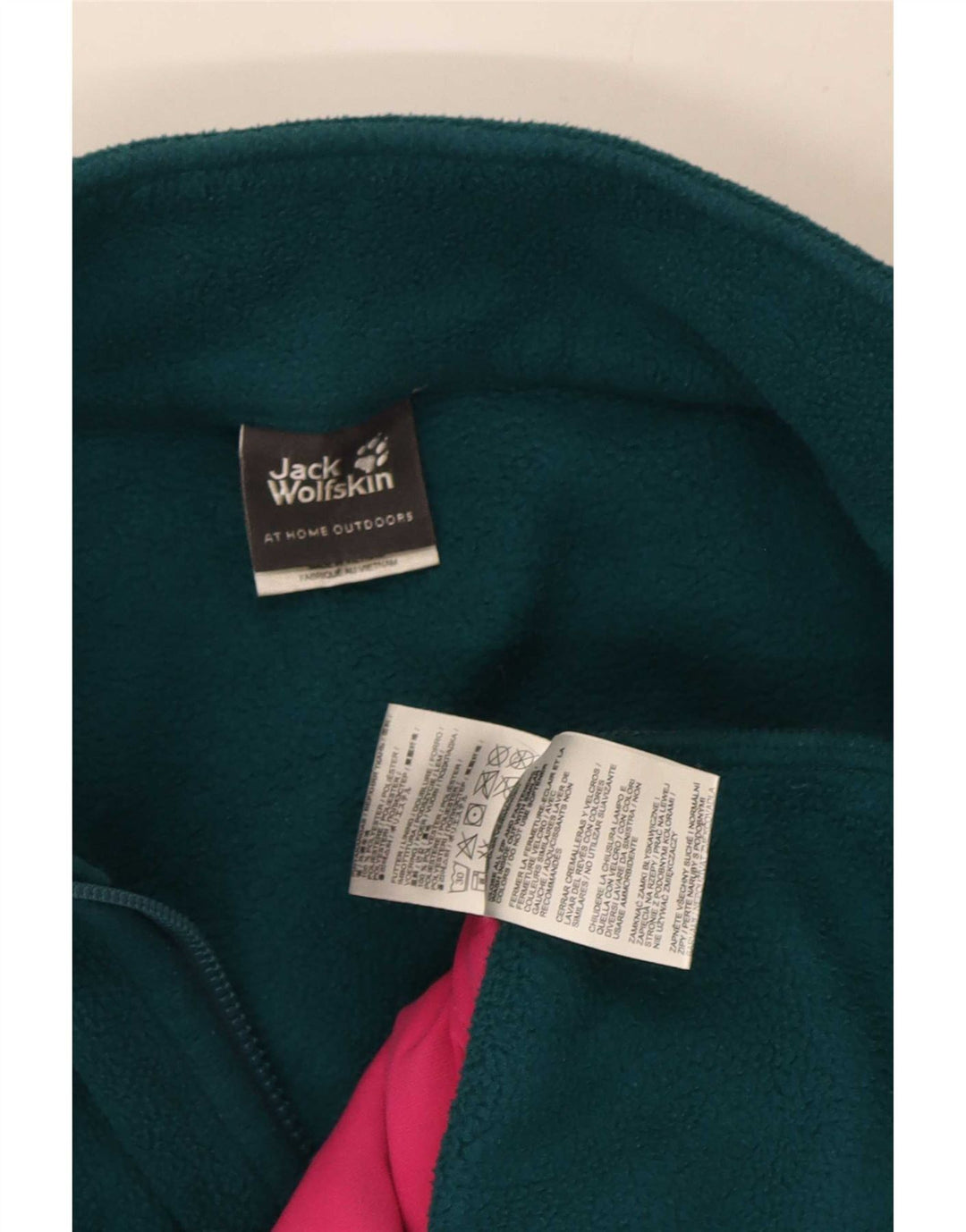 Jack Wolfskin Chaqueta Forro Polar Mujer UK 12/14 Poliéster Verde Medio
