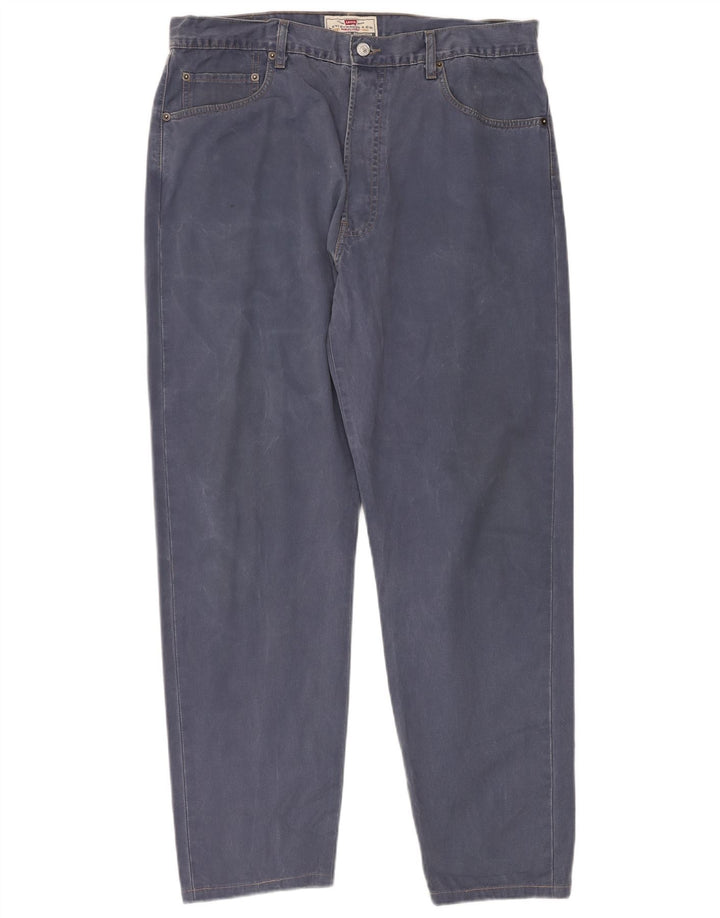 LEVI'S Vaqueros cónicos 451 para hombre W38 L30 Algodón azul