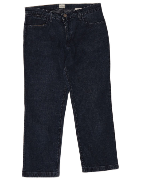 Calvin Klein Capri Jeans para Mujer W30 L21 Algodón Azul Marino