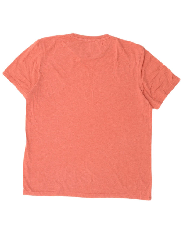 Lyle & Scott Camiseta para hombre Top Large Rosa Poliéster