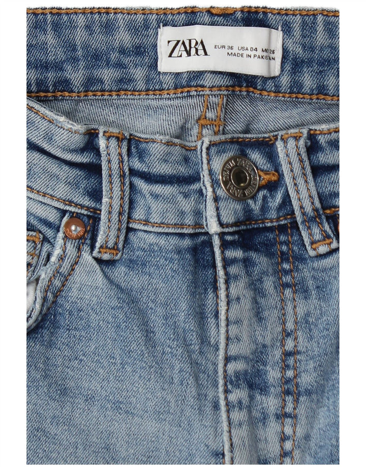 ZARA Vaqueros Bootcut Mujer EU 36 XS W26 L25 Algodón Azul