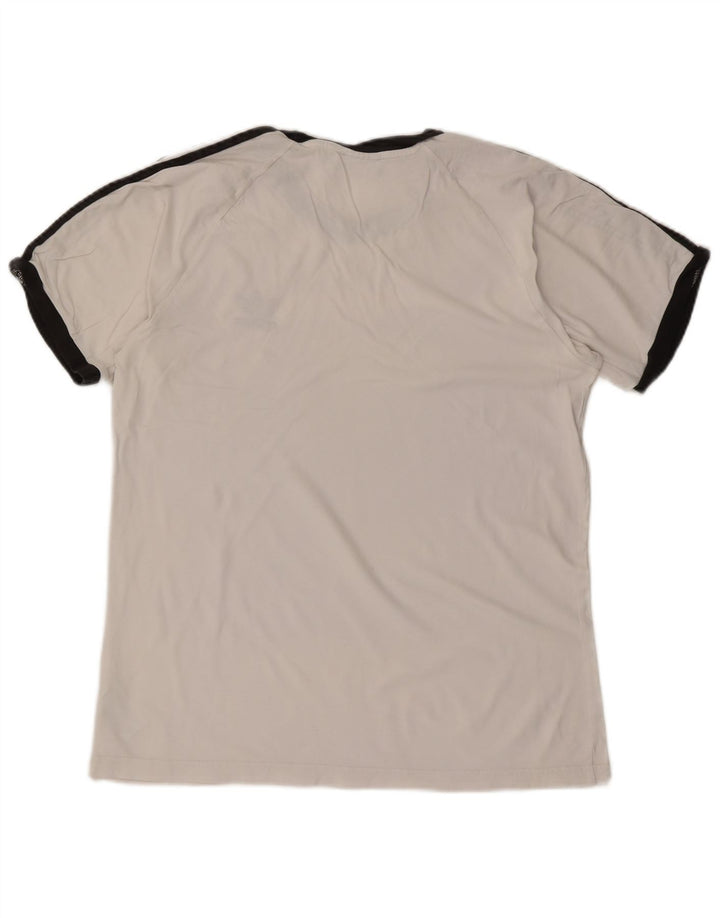 ADIDAS Camiseta Hombre Top Grande Algodón Blanco