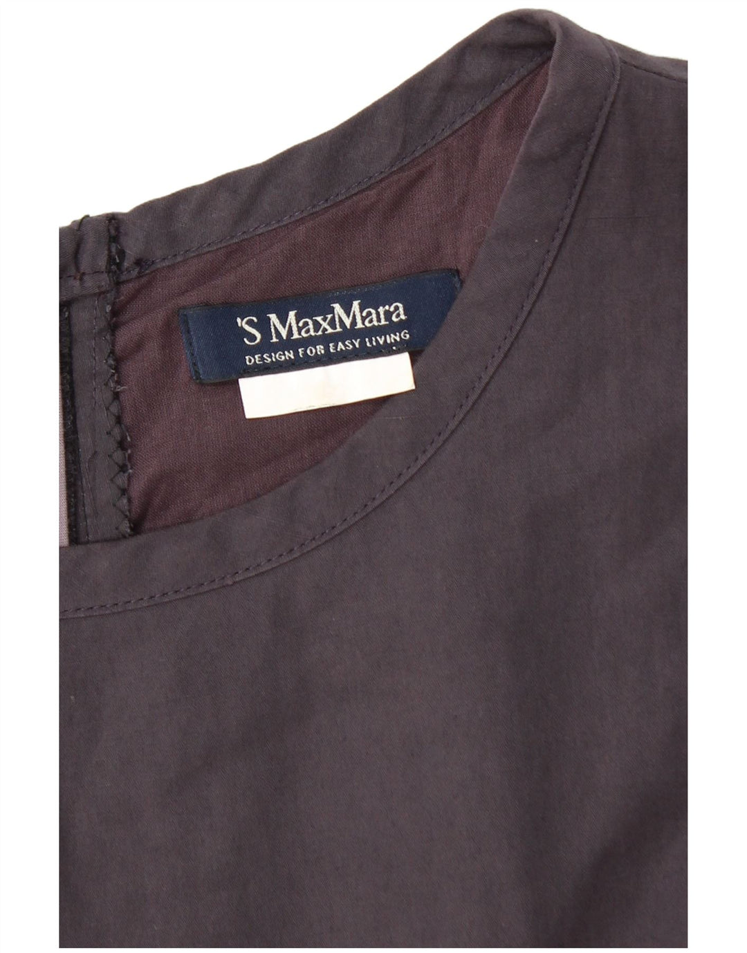 Max Mara Vestido tubo sin mangas para mujer UK 42 Medio Púrpura