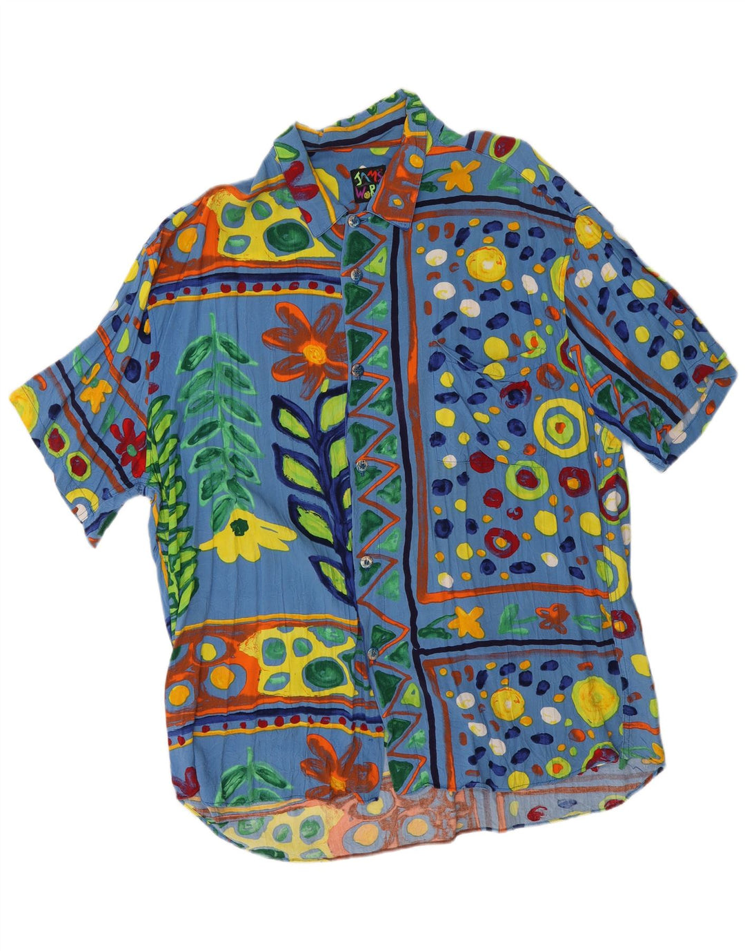 JAMS WORLD Camisa Manga Corta Hombre XL Multicolor Floral