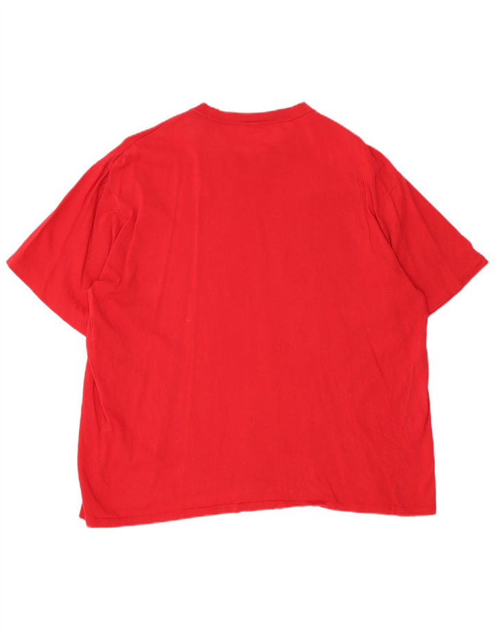LACOSTE Camiseta Hombre Talla Superior 7 2XL Algodón Rojo