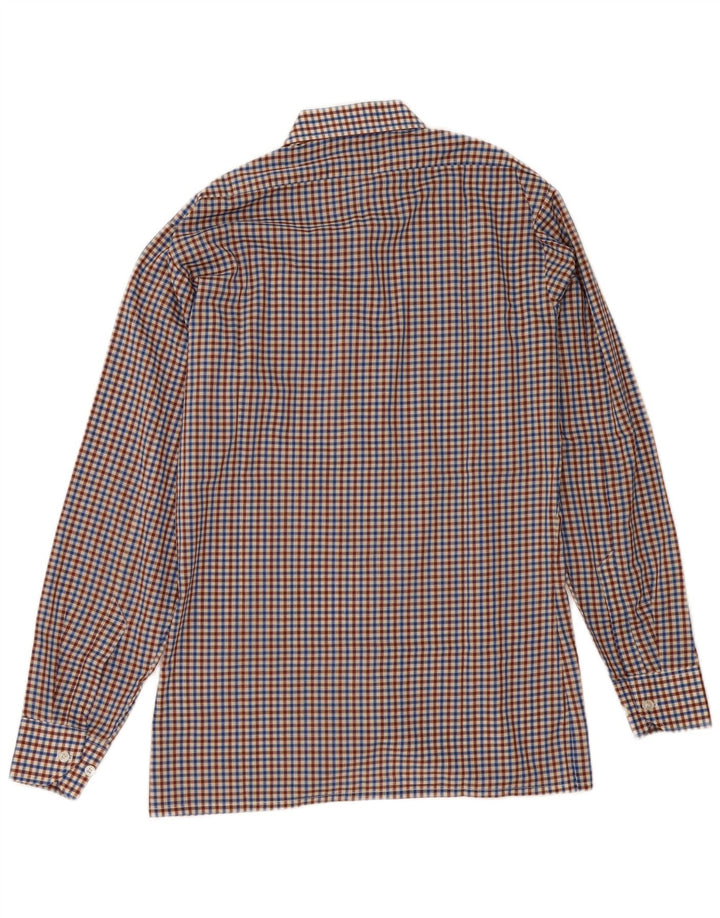 Camisa vintage para hombre mediana multicolor Gingham