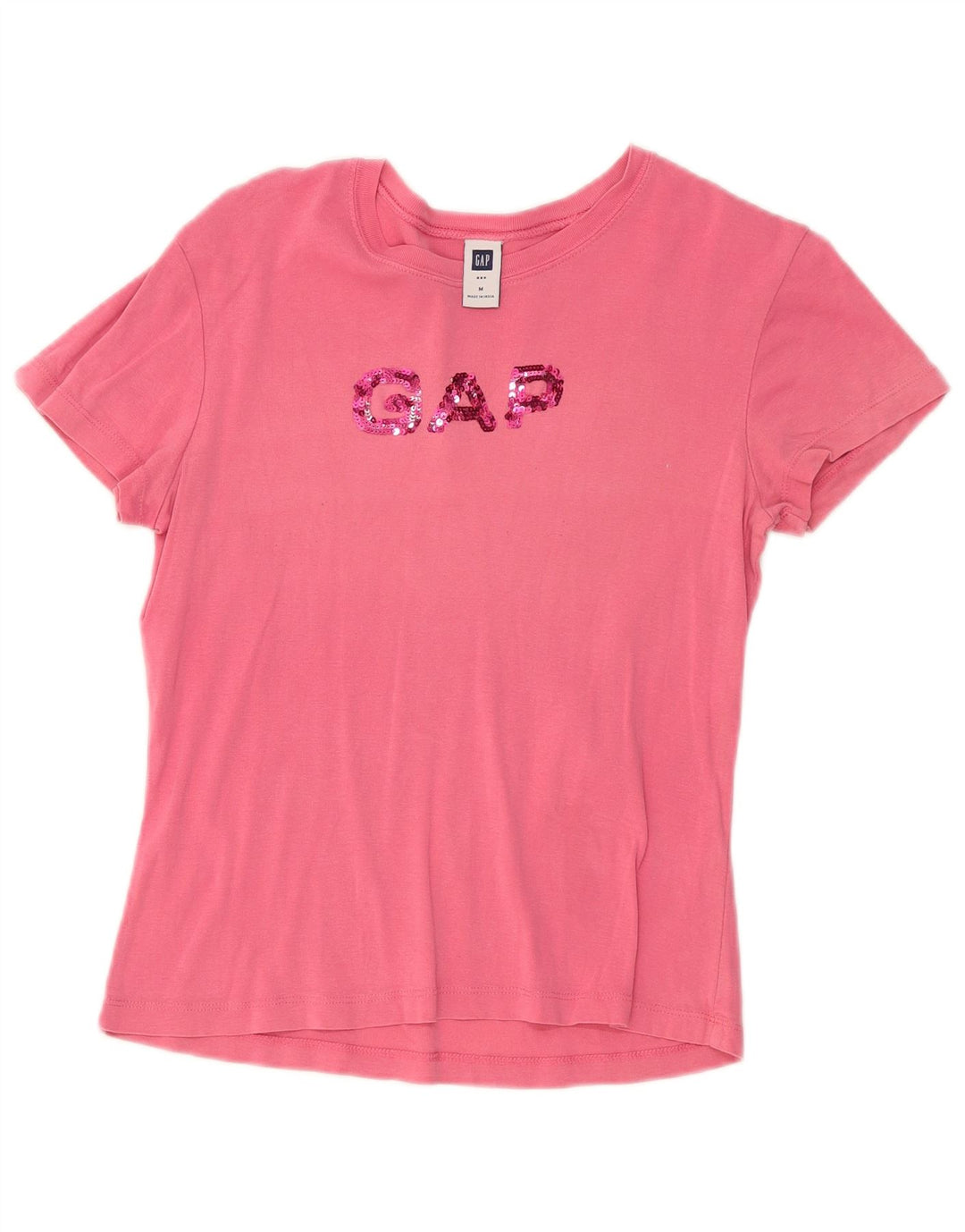 Gap Camiseta gráfica para mujer Top UK 42 Medium Pink