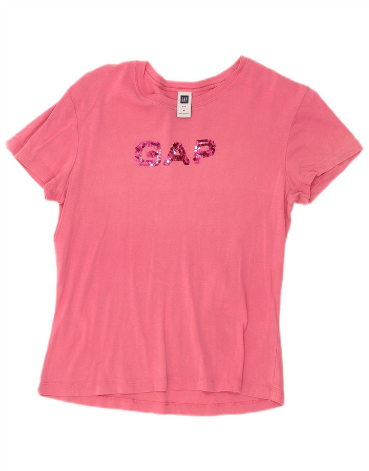 Gap Camiseta gráfica para mujer Top UK 42 Medium Pink