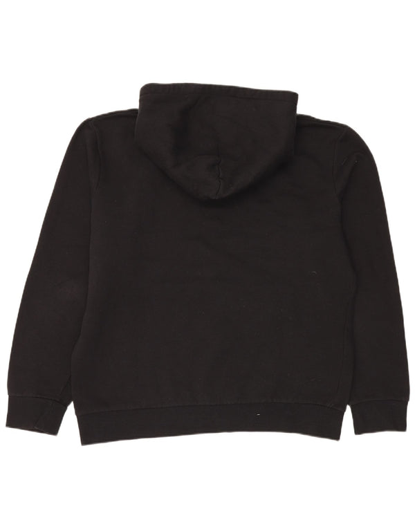 JACK & JONES Jersey con capucha gráfico para hombre XL Algodón negro