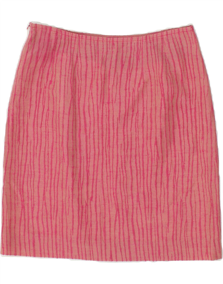 VINTAGE Womens Pencil Skirt W30 Medium  Pink Striped Vintage Vintage and Second-Hand Vintage from Messina Hembry 