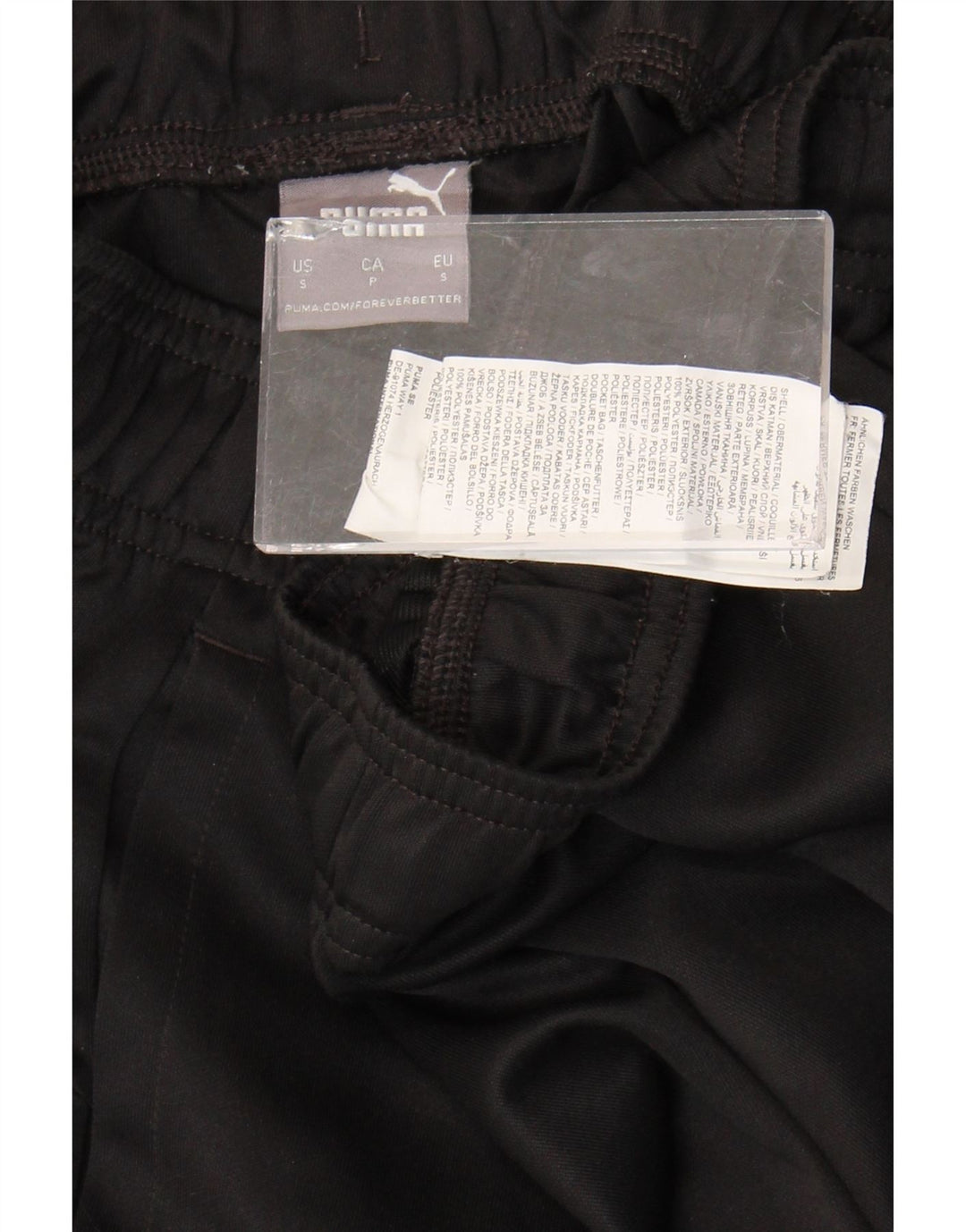 PUMA Pantalón de Chándal para Hombre Pequeño Poliéster Negro