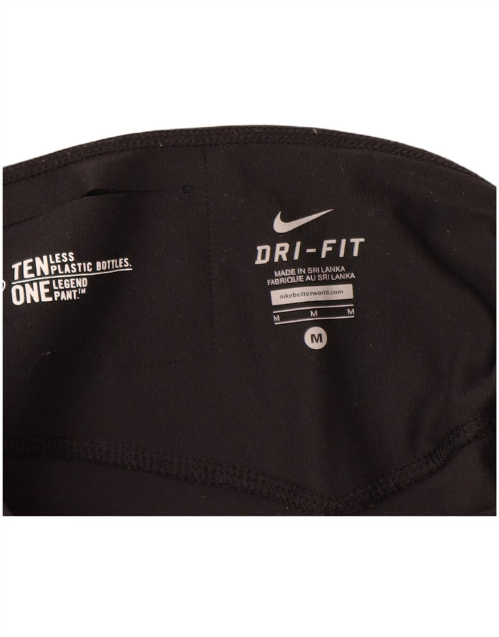 Nike - Pantalones de chándal Dri Fit para mujer, talla M, poliéster negro