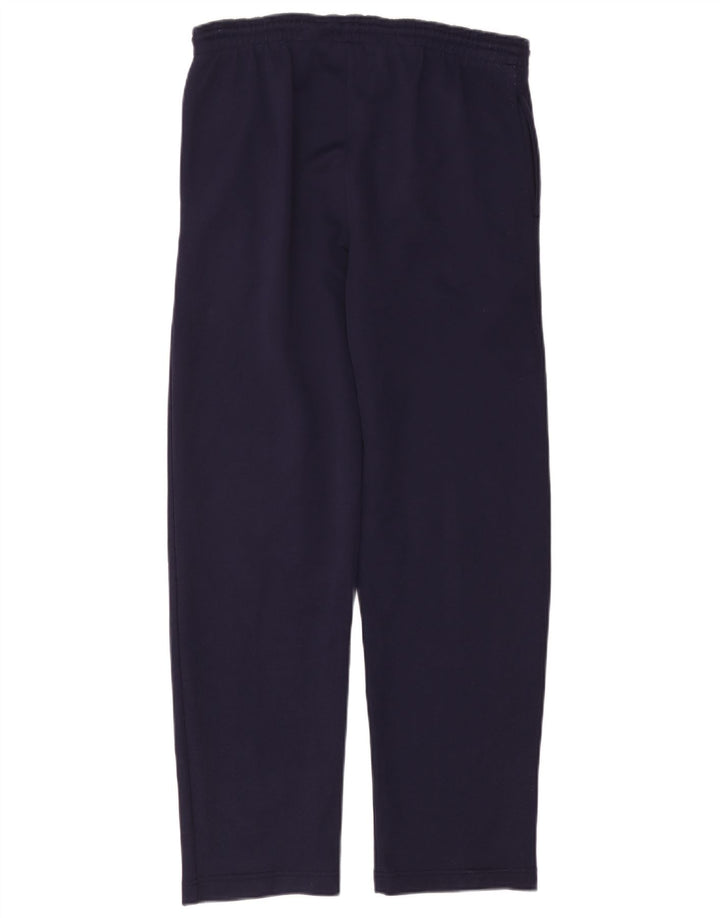 Reebok - Pantalón de chándal gráfico para hombre, talla grande, poliéster, azul marino