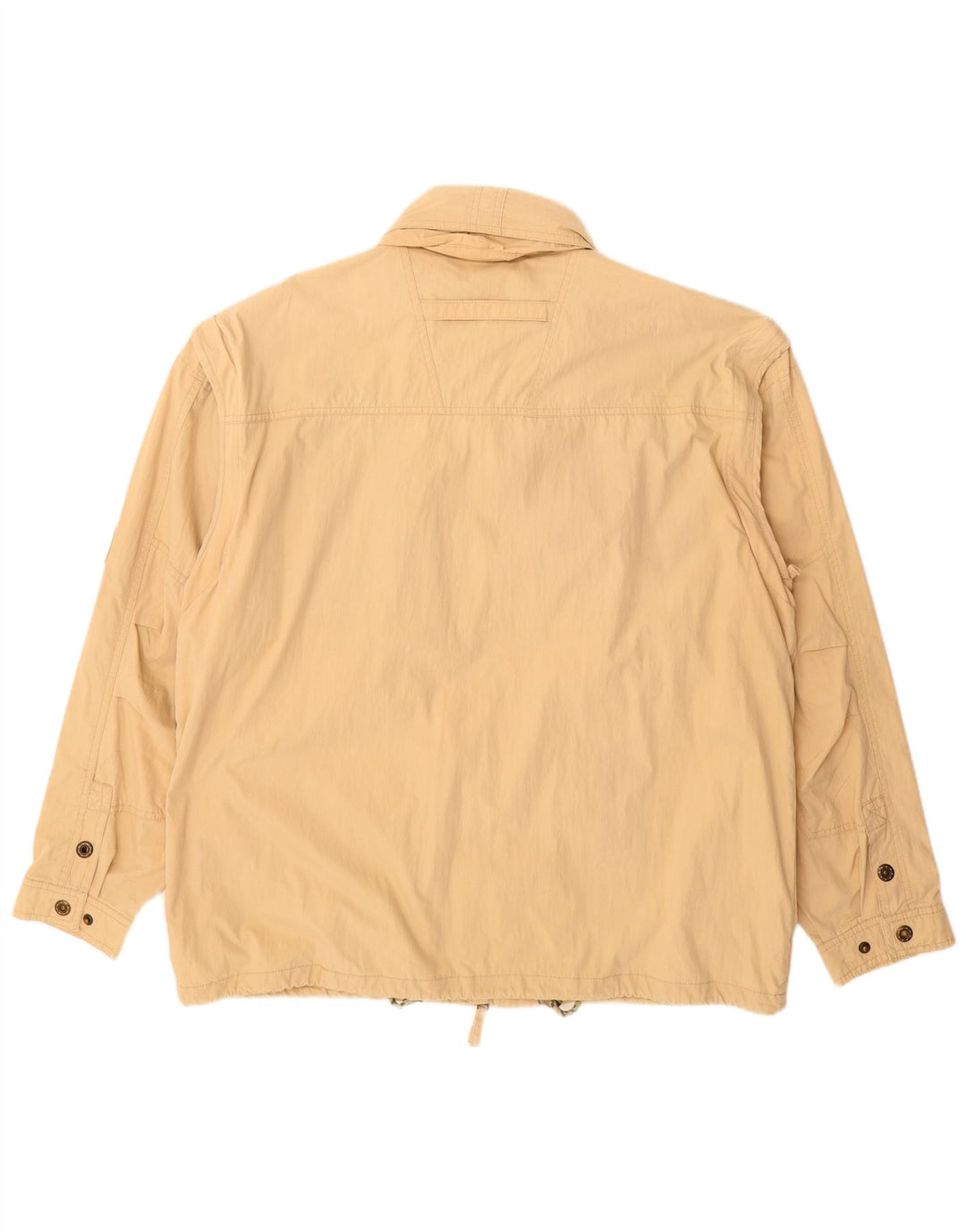 VINTAGE Chaqueta utilitaria para hombre IT 54 2XL Algodón beige