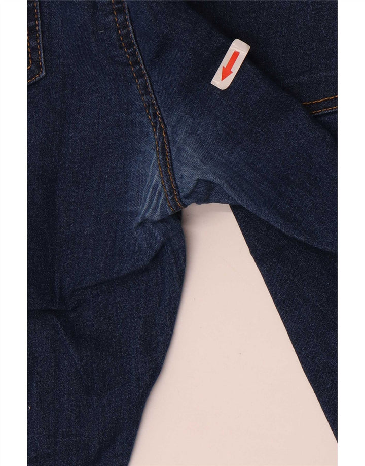 Zara Mujer Vaqueros Rectos W44 L28 Azul Marino