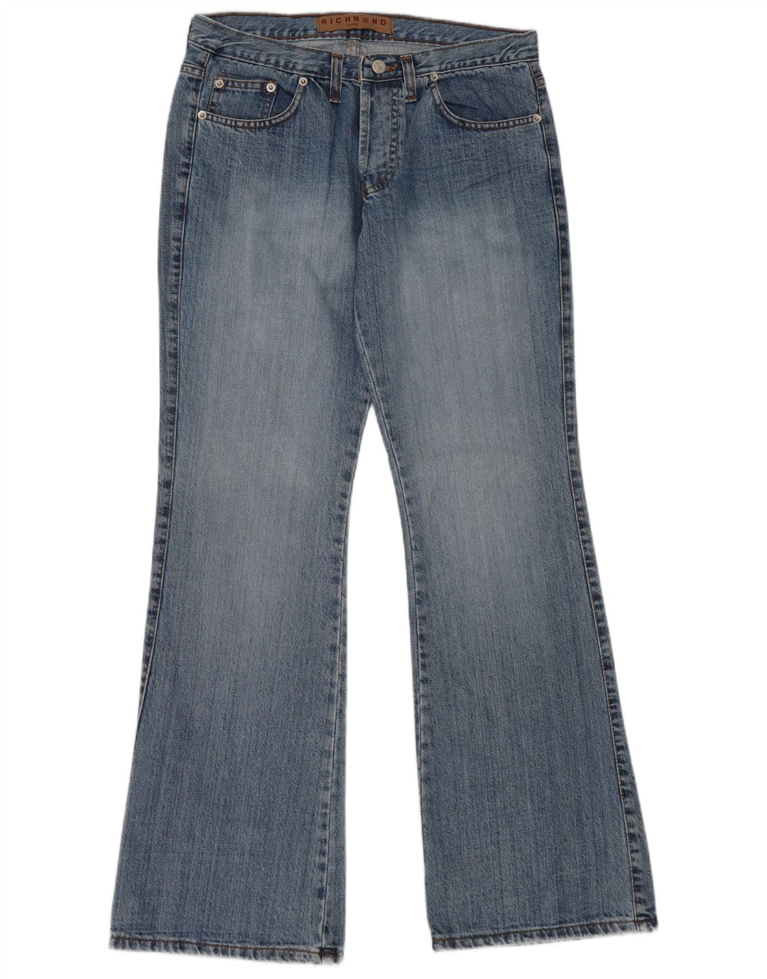 Vaqueros Richmond para mujer con corte de bota gráfico IT 44 Mediano W30 L32 Algodón azul