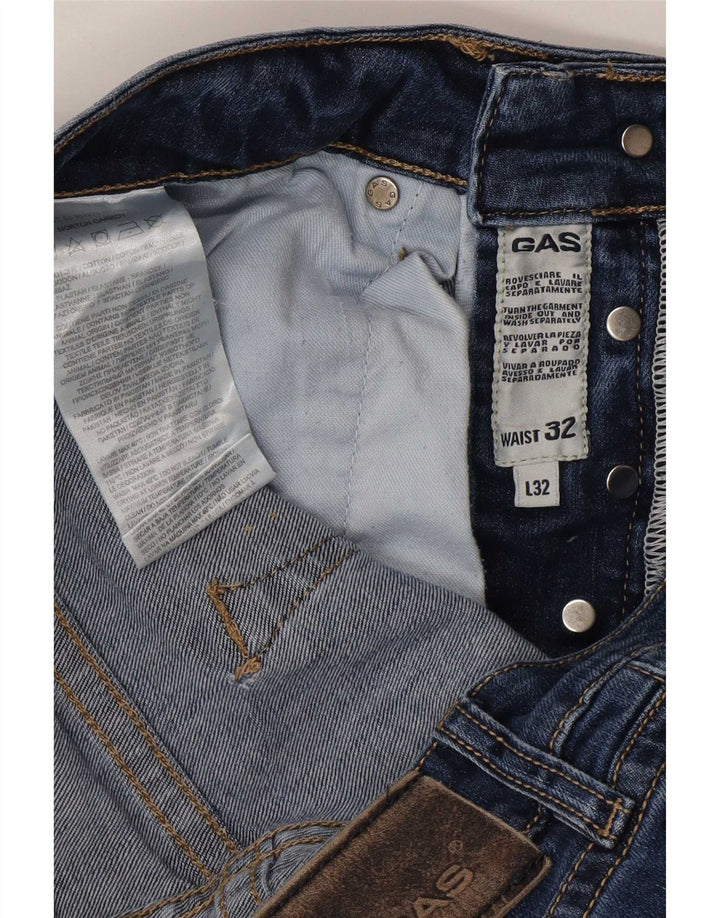 Vaqueros ajustados desgastados para hombre Gap W32 L32 Algodón azul