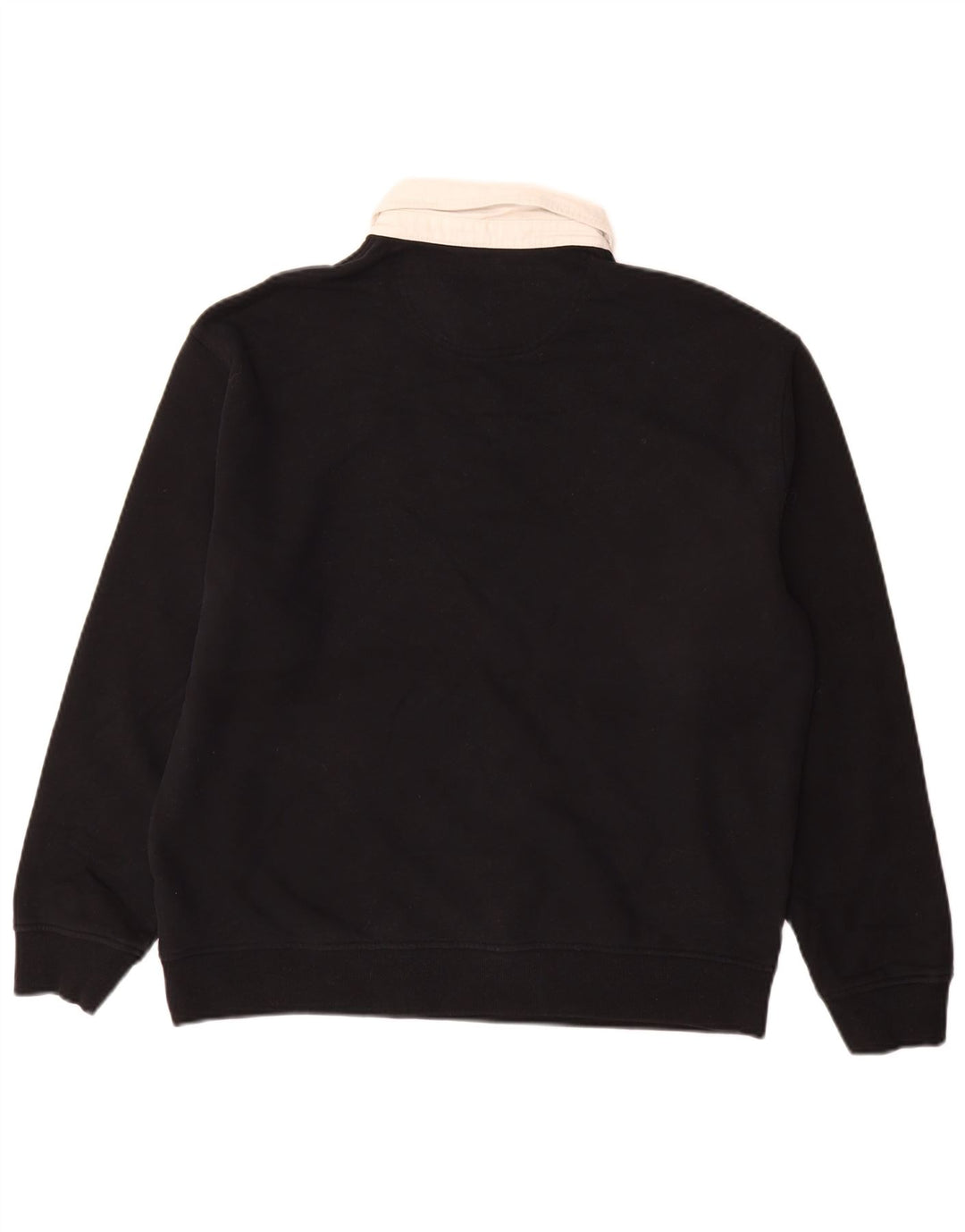 Marks & Spencer Hombre Sudadera De Corte Relajado Jersey Grande Negro Colorblock