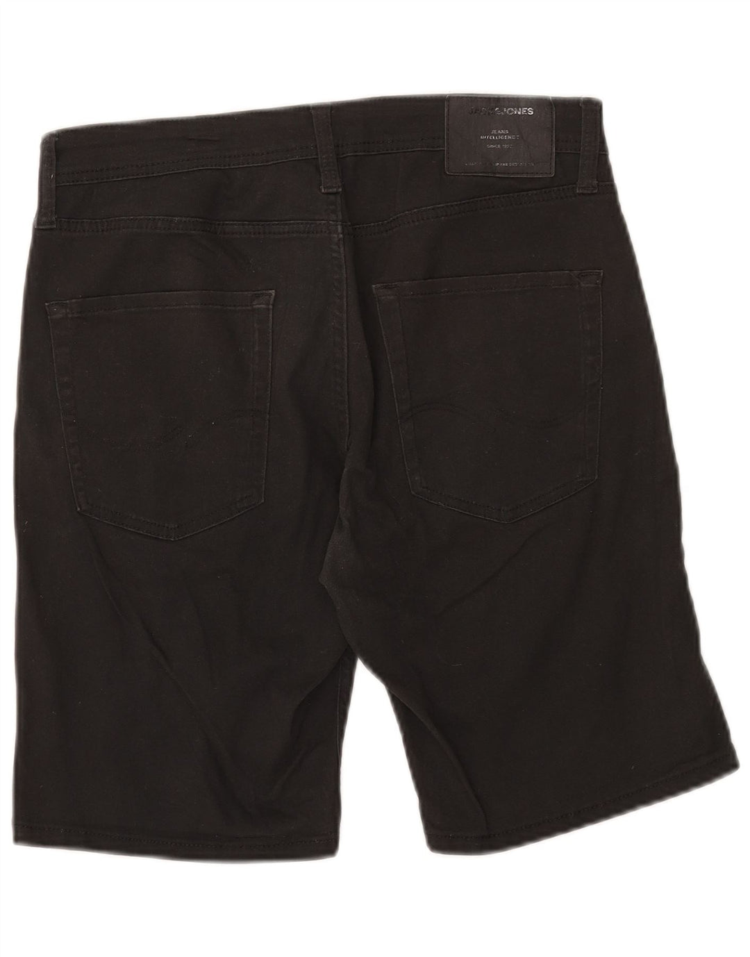 Jack & Jones Mens Regular Casual Shorts Medium W32 Algodón Negro