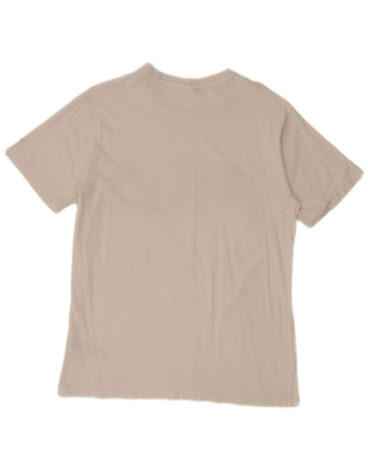Fila Camiseta gráfica para hombre Top Medium White Cotton