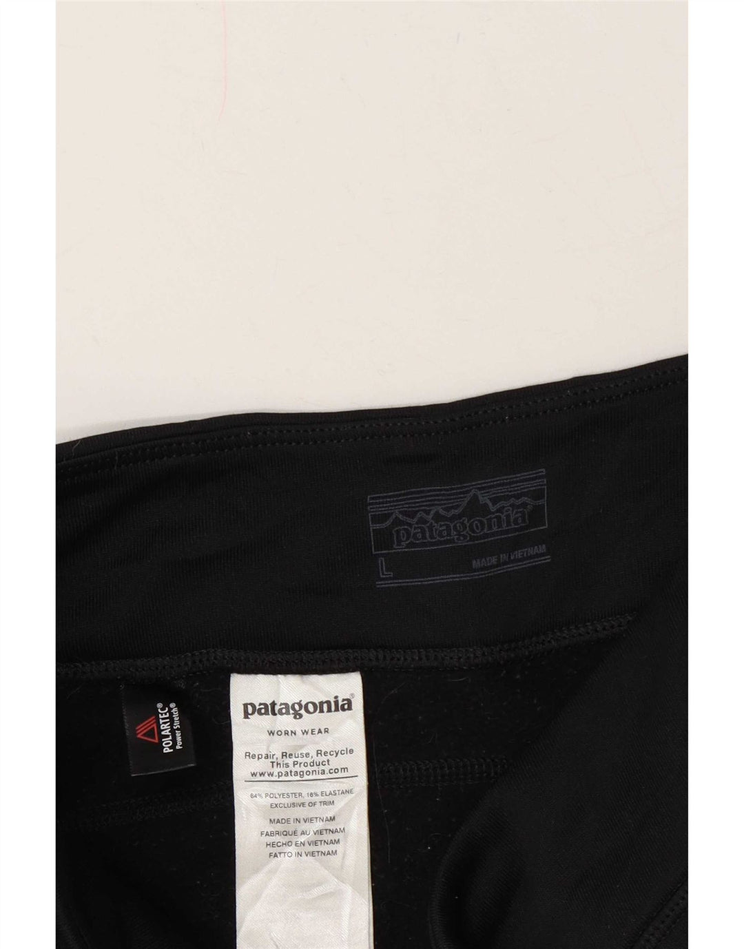 Leggings Patagonia Mujer UK 46 Grande Poliéster Negro