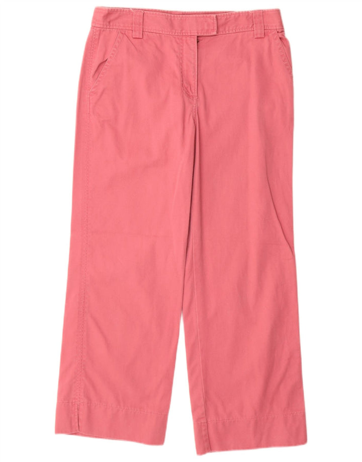 J. CREW Pantalones chinos rectos para mujer US 4 Small W28 L26 Algodón rosa