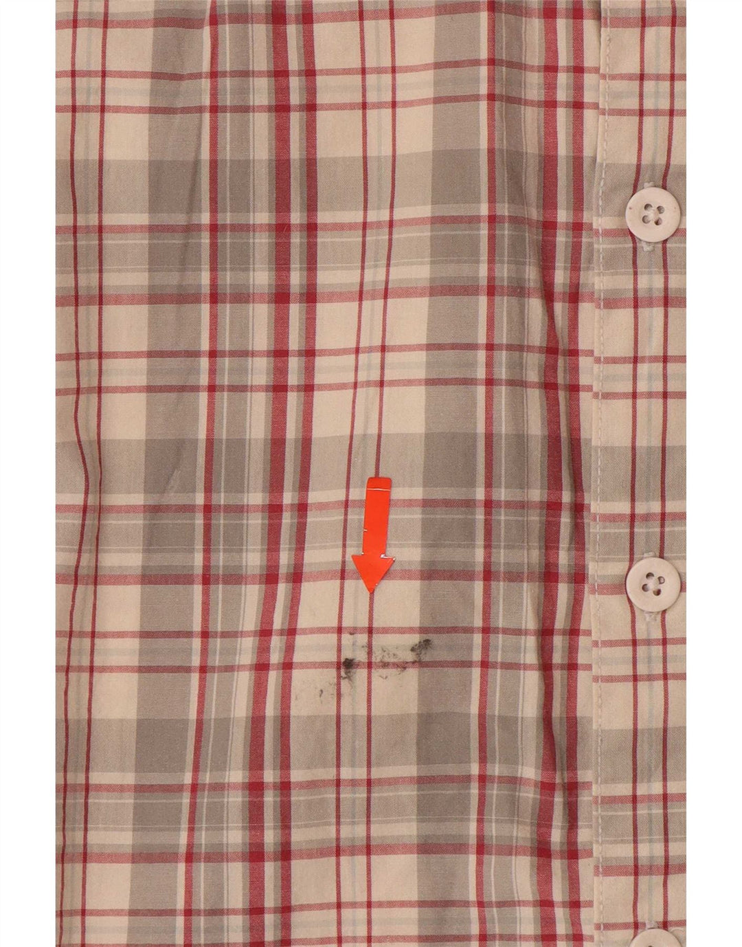 Weird Fish Camisa de manga corta para hombre de algodón a cuadros multicolores grandes