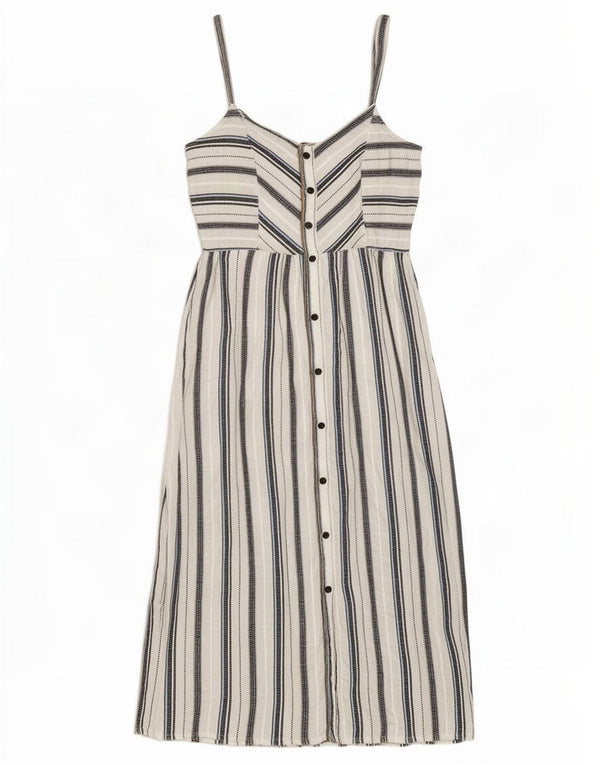 Zara Womens Sundress UK 6 XS White Striped