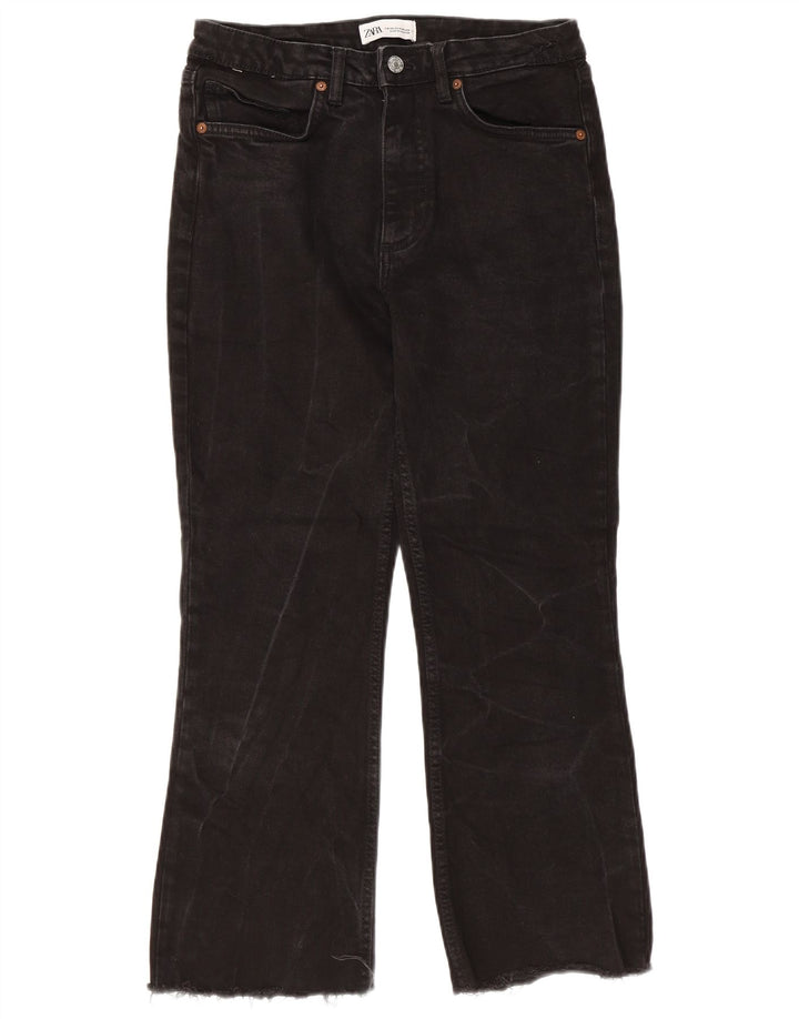 ZARA Vaqueros Bootcut Mujer EU 36 XS W26 L25 Negro