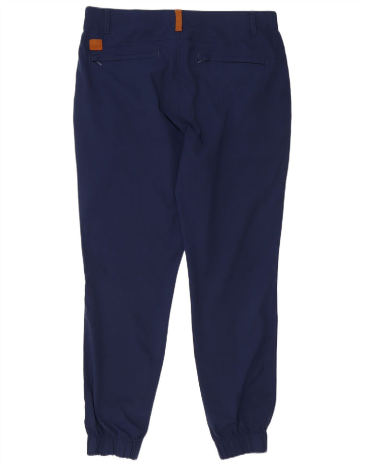 Puma Pantalones chinos de golf para hombre W36 L30 Poliéster azul marino