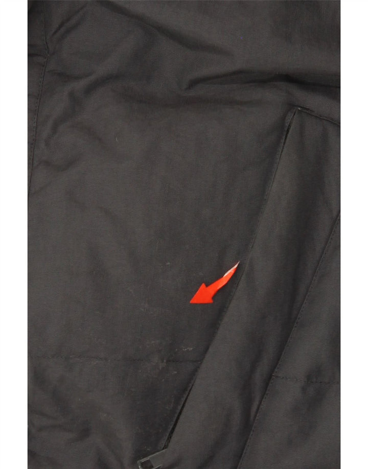 Gazzarrini Abrigo acolchado con capucha para hombre UK 42 XL Poliamida negra