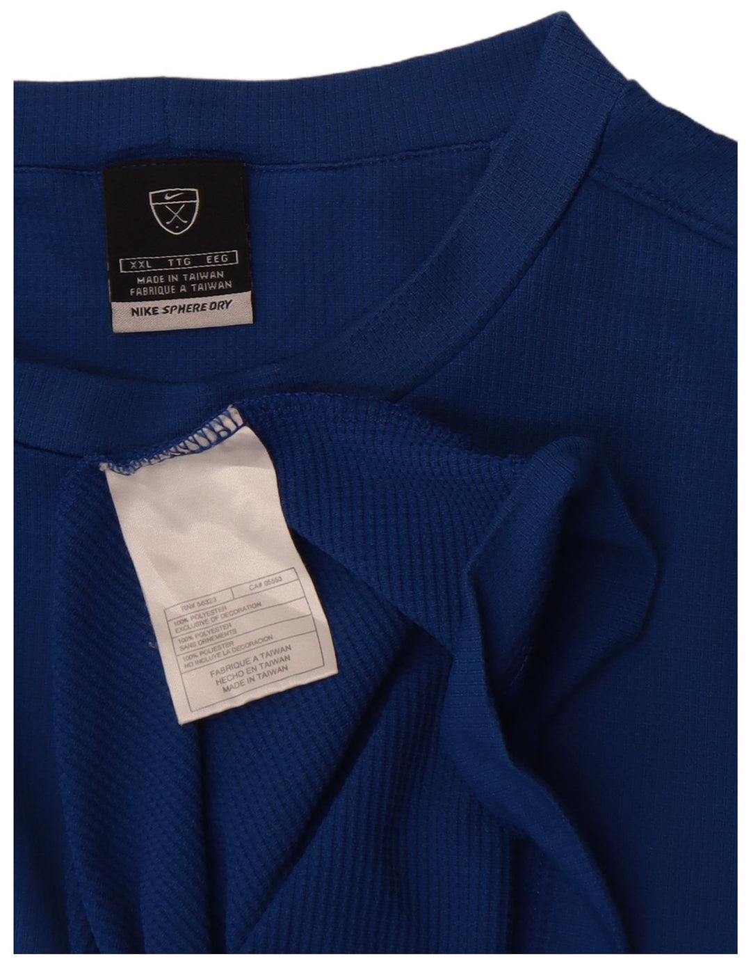 Camiseta Nike Hombre Top 2XL Poliéster Azul