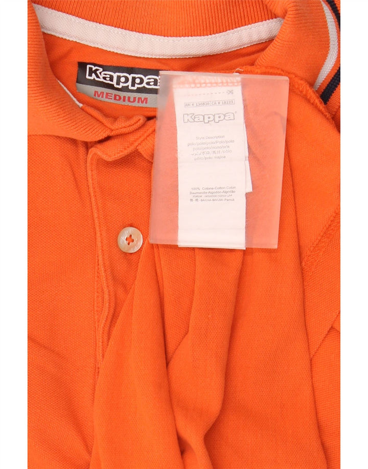 KAPPA Polo Hombre Algodón Naranja Medio