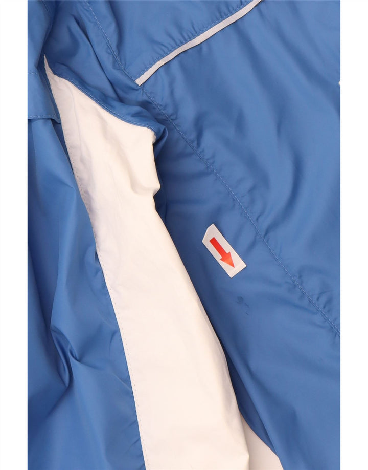 Chaqueta impermeable Nike para hombre ES 38 Azul medio Nylon con bloques de color