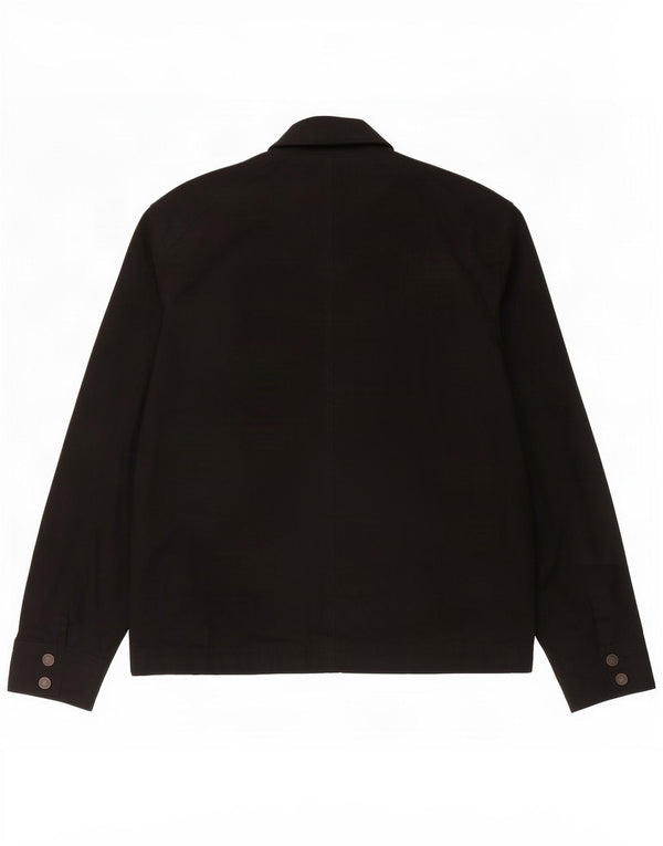 Calvin Klein Jeans Chaqueta Bomber para Hombre UK 44 2XL Algodón Negro