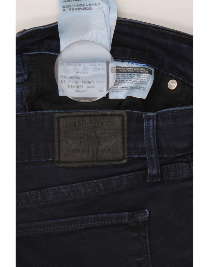 Vaqueros Levi's 712 Slim Mujer W30 L30 Algodón Azul Marino