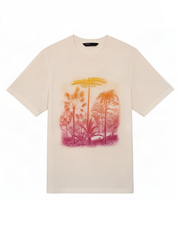 Marks & Spencer Camiseta gráfica para mujer Top UK 46 Grande Algodón blanco