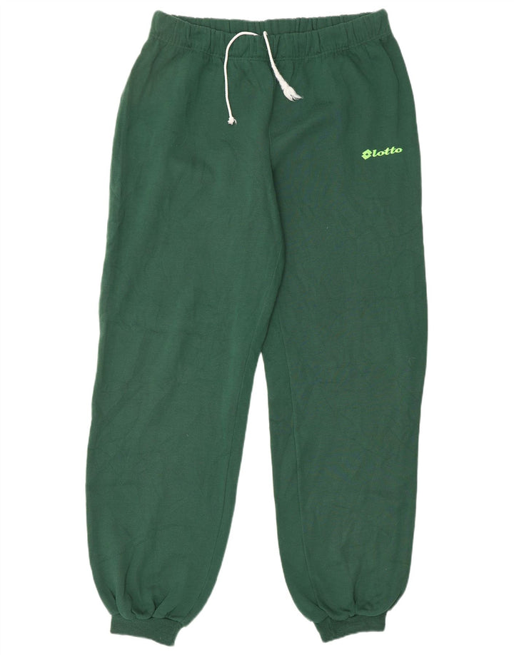 LOTTO Pantalón Chándal Hombre Joggers Algodón Verde Medio