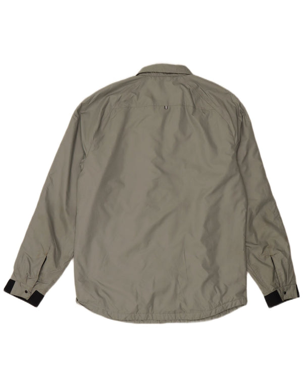 Oakley Chaqueta bomber ajustada para hombre Reino Unido 40 Poliéster gris grande