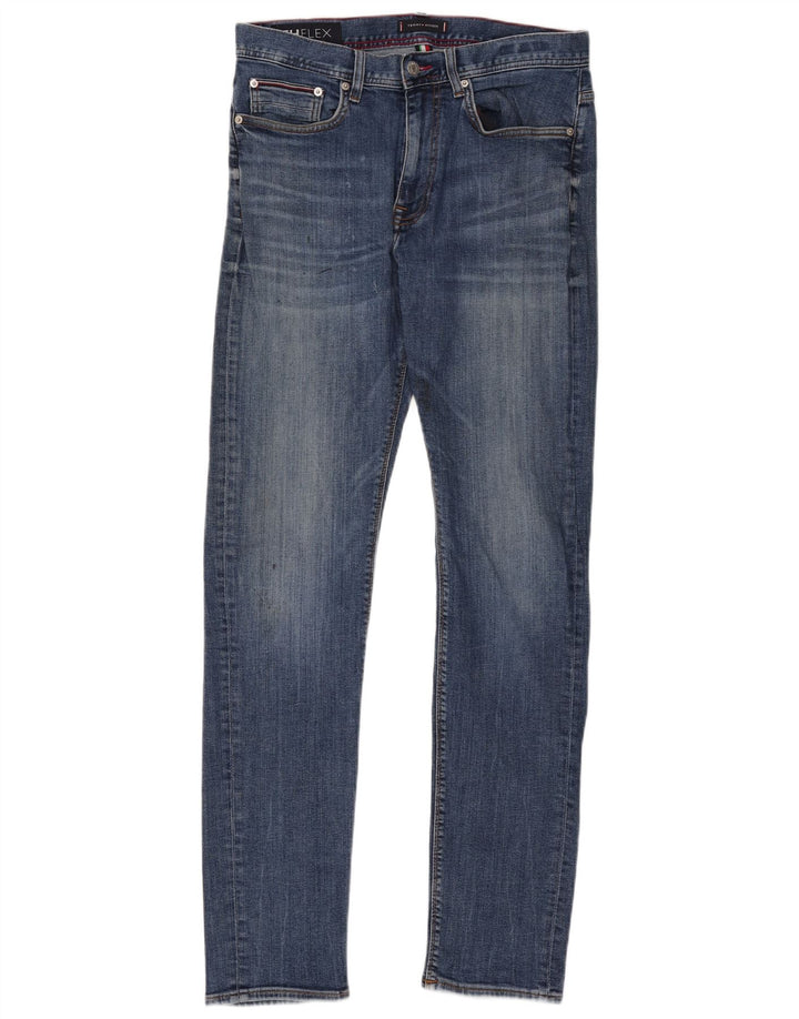 Tommy Hilfiger Vaqueros ajustados Bleecker para hombre W33 L34 Algodón azul