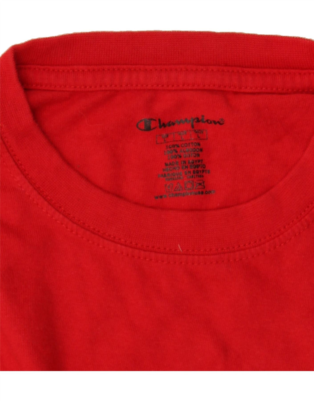 CHAMPION Womens Top Long Sleeve UK 14 Large Red Cotton Vintage Champion and Second-Hand Champion from Messina Hembry 