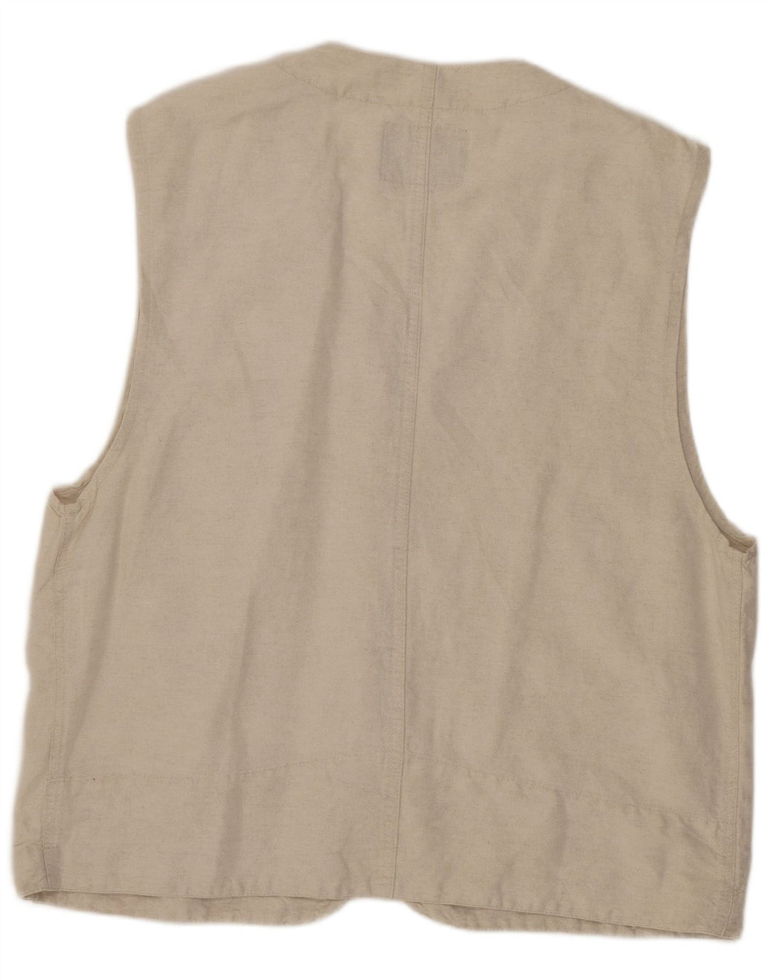 Chaleco vintage para hombre grande beige