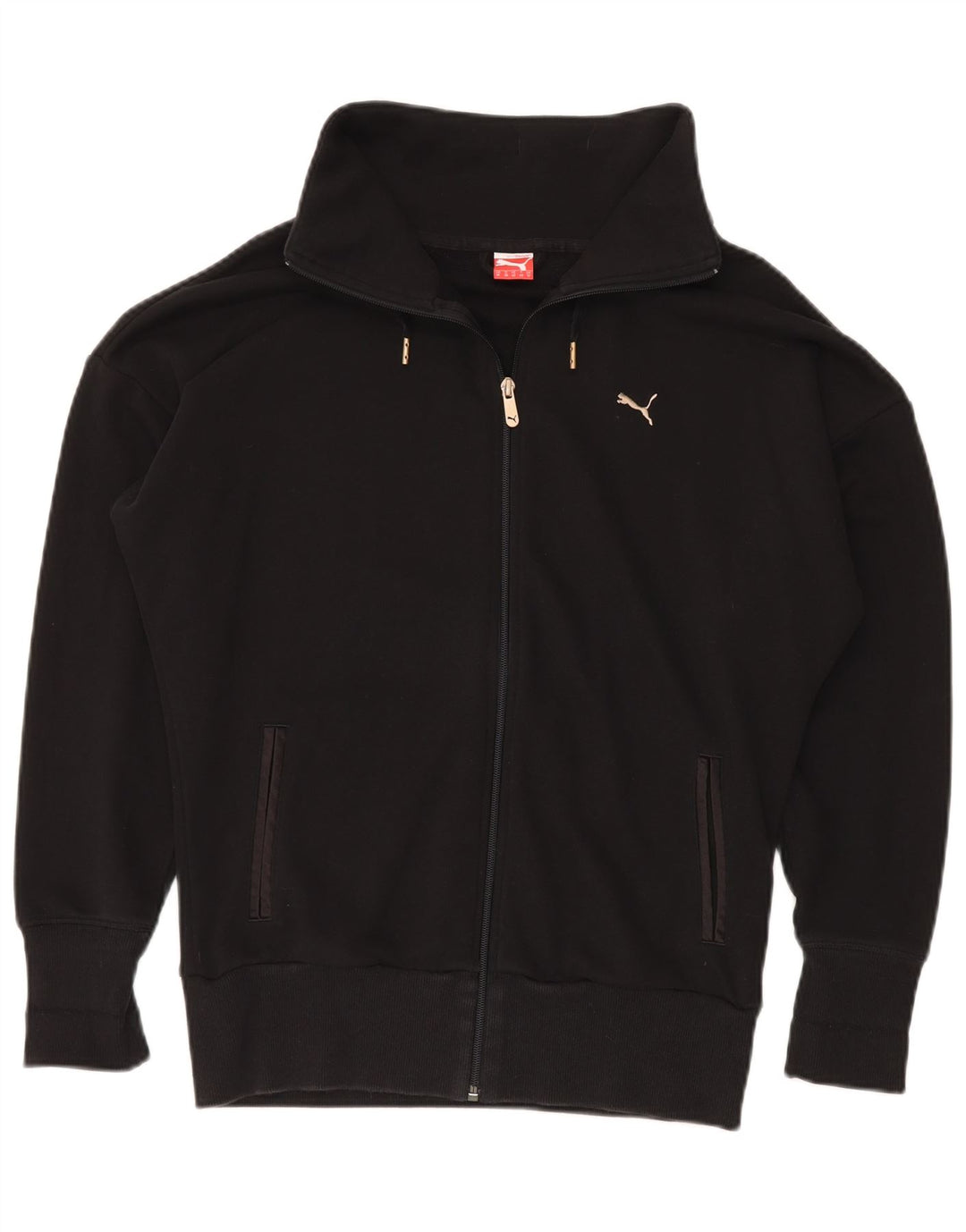 PUMA Chaqueta de chándal extragrande para hombre UK 12 Medium Black Cotton