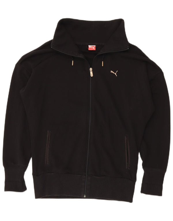 PUMA Chaqueta de chándal extragrande para hombre UK 12 Medium Black Cotton