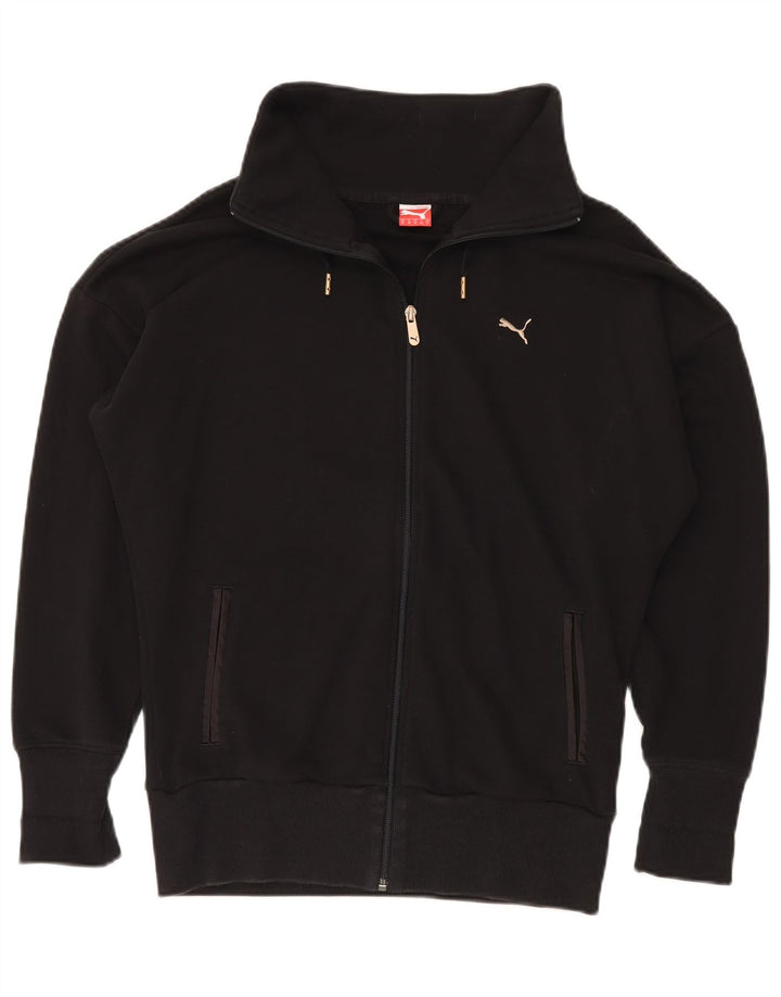 PUMA Chaqueta de chándal extragrande para hombre UK 12 Medium Black Cotton