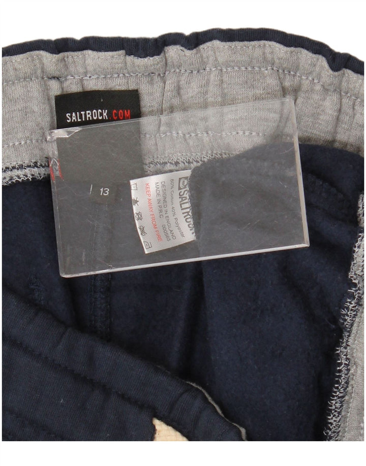 SALTROCK Pantalones de chándal con estampado gráfico para niño 12-13 años Azul marino Algodón