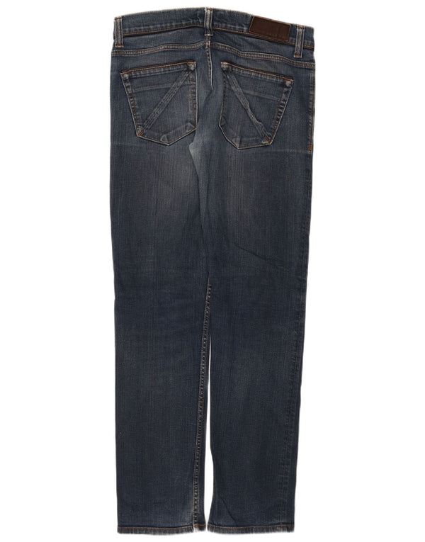 Zara Jeans rectos para hombre EU 42 Large W32 L32 Azul